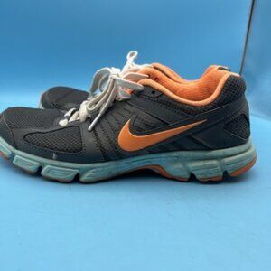 Nike Downshifter 5 Women's Running Shoes 537571-022 Gray Orange Blue Size 7.5